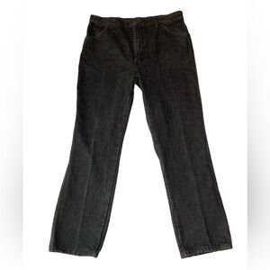 Vintage Black Denim Rustler Jeans 36X30